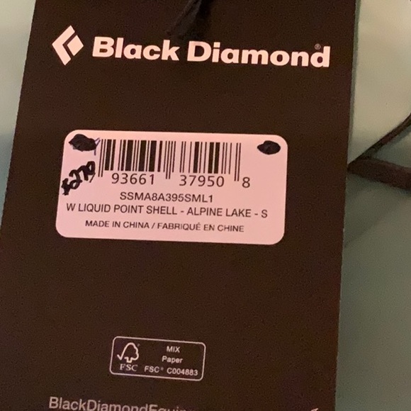 Black Diamond LIQUID POINT SHELL Alpine Lake - Picture 15 of 16